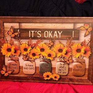 New Sunflower Canvas Wall Photo Small/Medium in size